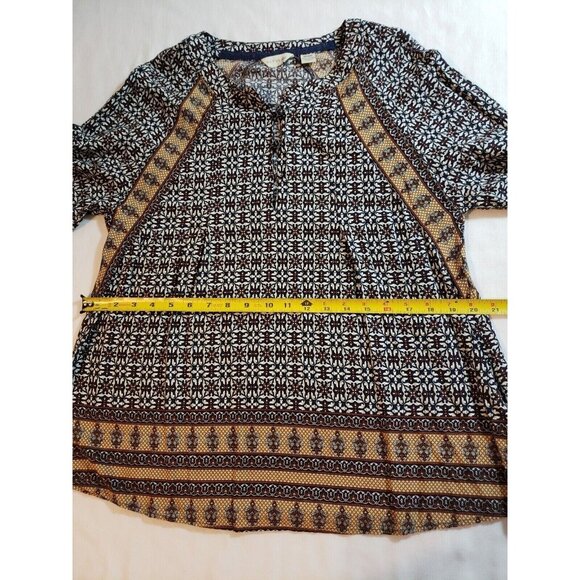 Anthropologie 11 1 TYHLO Top Womens Peasant BOHO Pullover Long Sleeve Size M - Picture 11 of 15